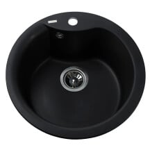 Гранітна мийка Globus Lux ORTA чорний