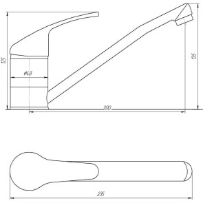 Змішувач для кухні Globus Lux Solly GLSO-0203 №4