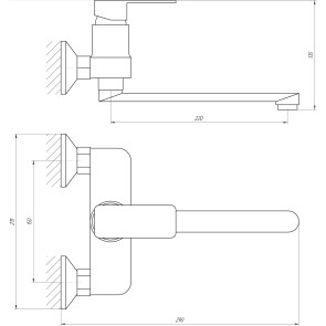 Смеситель для кухни Globus Lux Milano GLM-0104 №4