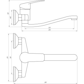 Смеситель для кухни Globus Lux Koln GLK-0104 №5