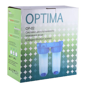 Система 2-х ступеневого очищення Optima OP-02, 1″ №3