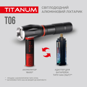 Портативний світлодіодний ліхтарик TITANUM TLF-T06 300Lm 6500K №6