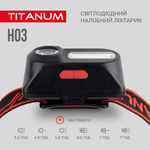 Налобний світлодіодний ліхтарик TITANUM TLF-H03 180Lm 6500K №7