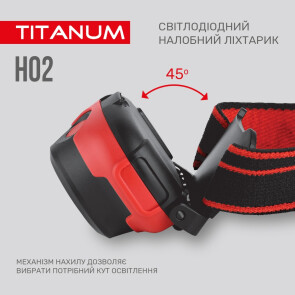 Налобний світлодіодний ліхтарик TITANUM TLF-H02 100Lm 6500K №6