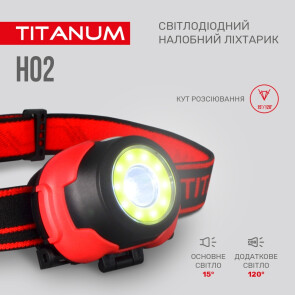 Налобний світлодіодний ліхтарик TITANUM TLF-H02 100Lm 6500K №7