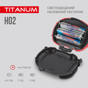 Налобный светодиодный фонарик TITANUM TLF-H02 100Lm 6500K №8