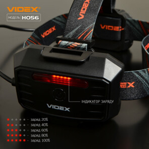 Налобный светодиодный фонарик VIDEX VLF-H056 1400Lm 6500K №9