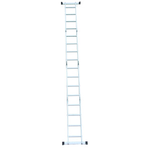 Лестница многоцелевая 4×4 (алюминиевая) FLORA №2