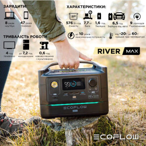 Зарядна станція EcoFlow RIVER Max №5