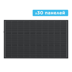 Набір сонячних панелей EcoFlow 30*100 Solar Panel Стаціонарні №1