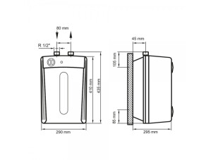 Водонагрівач Arti WH Compact SU 10L/1 №2