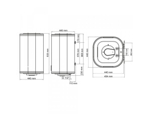 Водонагрівач Arti WH Cube 100L/1 №2