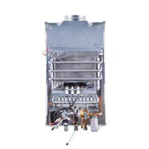 Колонка газова димохідна Thermo Alliance JSD20-10GE 10 л панель скляна White №4