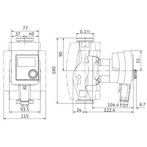 Насос циркуляційний Wilo Stratos PICO-Z 25/1-6 №4