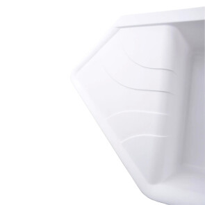 Гранітна мийка Globus Lux GARDA білий 1000х500мм-А0007 №6