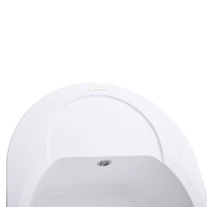 Гранітна мийка Globus Lux MORAINE білий 600х470мм-А0007 №4
