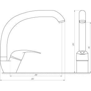 Смеситель для кухни Globus Lux Smart GLSM-0203S №5