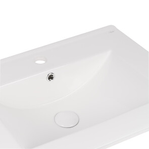 Раковина Qtap Albatross New 600x470x180 White з донним клапаном QT0111750660W №5