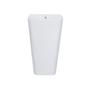 Раковина для підлоги моноблок Qtap Tern 440х380х830mm White з донним клапаном QT1711G302W №1