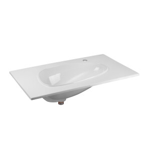 Раковина Qtap Virgo 800х480х167 White з донним клапаном QT1811FL8128BRW №3