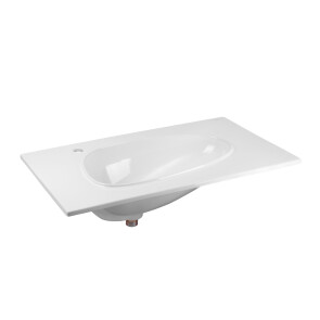 Раковина Qtap Virgo 800х480х167 White з донным клапаном QT1811FL8128BLW №3