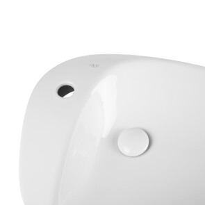 Раковина-чаша Qtap Leo 695х460х115 White з донним клапаном QT1111A089TW №5