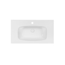 Раковина Qtap Albatross 5H 900х500х210 White с донным клапаном QT01115090HW