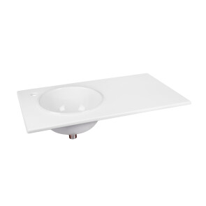 Раковина Qtap Virgo 800х460х300 White з донним клапаном QT1811FL8130ALLW №4