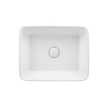 Раковина-чаша Qtap Tern 475х370х140 White з донным клапаном QT17112074W