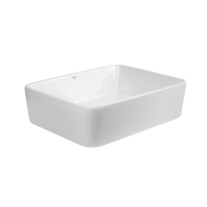 Раковина-чаша Qtap Tern 475х370х140 White з донним клапаном QT17112074W №4