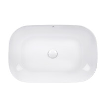 Раковина-чаша Qtap Robin 610x400x145 White з донным клапаном QT13112143PW