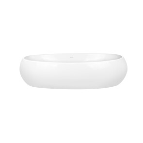 Раковина-чаша Qtap Leo 600х400х155 White з донным клапаном QT11117060GW №3