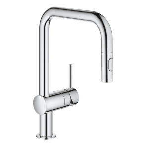 Смеситель для кухни с выдвижным изливом Grohe Minta 32322002 №1