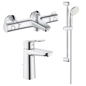 Набор смесителей Grohe Grohtherm 800 + BauLoop 34550TM №1