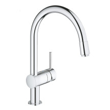 Смеситель для кухни с выдвижным изливом Grohe Minta 32918000