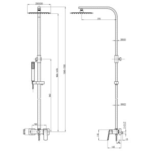 Душова система TOPAZ LEXI TL 21702-H57-00 №5