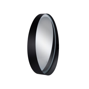Дзеркало Qtap Robin R600 Black з LED-підсвічуванням та антизапотіванням QT13786501B №5