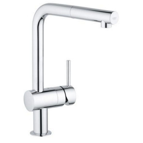 Змішувач для кухні з висувним виливом Grohe Minta 32168000 №1