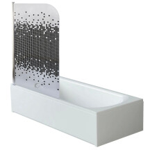 Шторка для ванной BRAVO ELBA 80В Mosaic