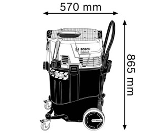 Строительный пылесос Bosch GAS 55 M AFC Professional (06019C3300) №5