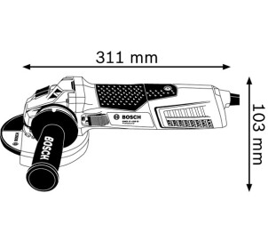 Кутова шліфувальна машина Bosch GWS 19-125 CI Professional №3