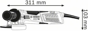 Кутова шліфувальна машина Bosch GWX 17-125 S №2
