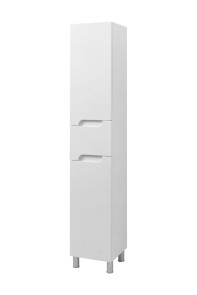 Пенал для підлоги VAN MEBLES Корнелія з ящиком 30х30 см правосторонній білий №1
