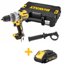 Дрель-шуруповерт аккумуляторная бесщёточная DeWALT DCD991NT+DCB187