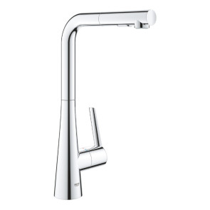 Смеситель для кухни с выдвижным изливом Grohe Zedra 32553002 №6