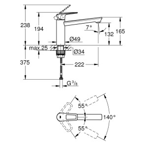 Змішувач для кухні Grohe BauLoop 31706000 №2