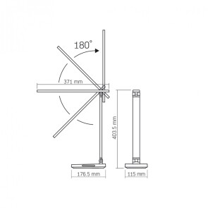 LED лампа настiльна з бездротовою зарядкою VIDEX VL-TF17B 18W 1800-6500K №13