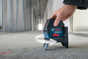 Лінійний лазерний нівелір комбінований Bosch GCL 2-15 Professional (0601066E02) №4