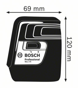 Лазерний нівелір Bosch GLL 3 X Professional (0601063CJ0) №2