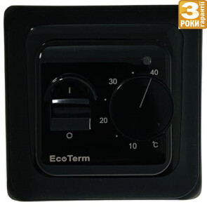 Терморегулятор EcoTerm mex+ Black №1